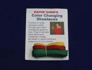 Color changing shoelaces by David Ginn