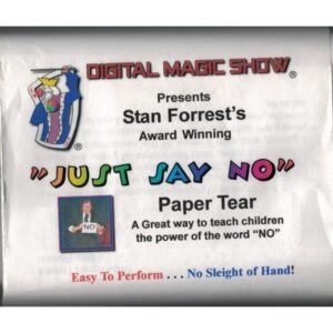 Just Say No Paper Tear routine Stan Forrest