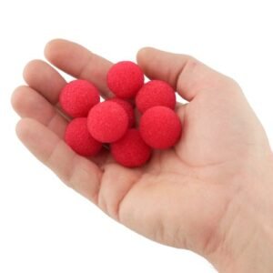 Reg Mini Sponge Balls, zak van 8, rood