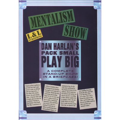 Pack Small Plays Big: Mentalism Show by Dan Harlan (video download)